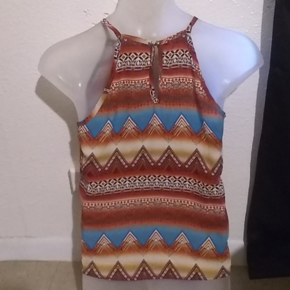 🍁A'gaci Multicolor Blouse Size L - Picture 5 of 7